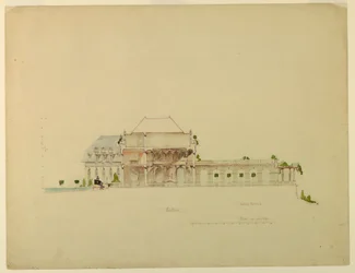 Study for the Clubhouse of the Golf Club of Newport
